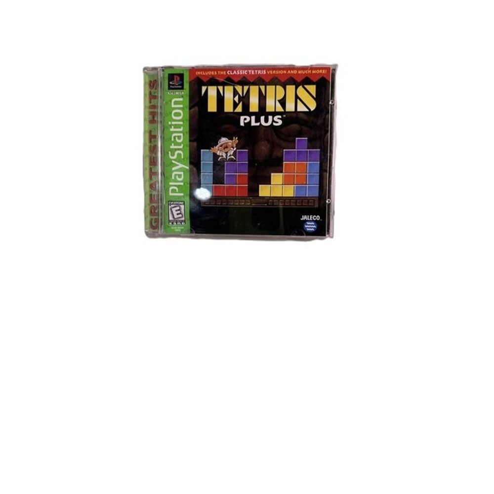 Tetris Plus PS1 Greatest Hits – Classic Puzzle Game – Tested & Works Perfect – V